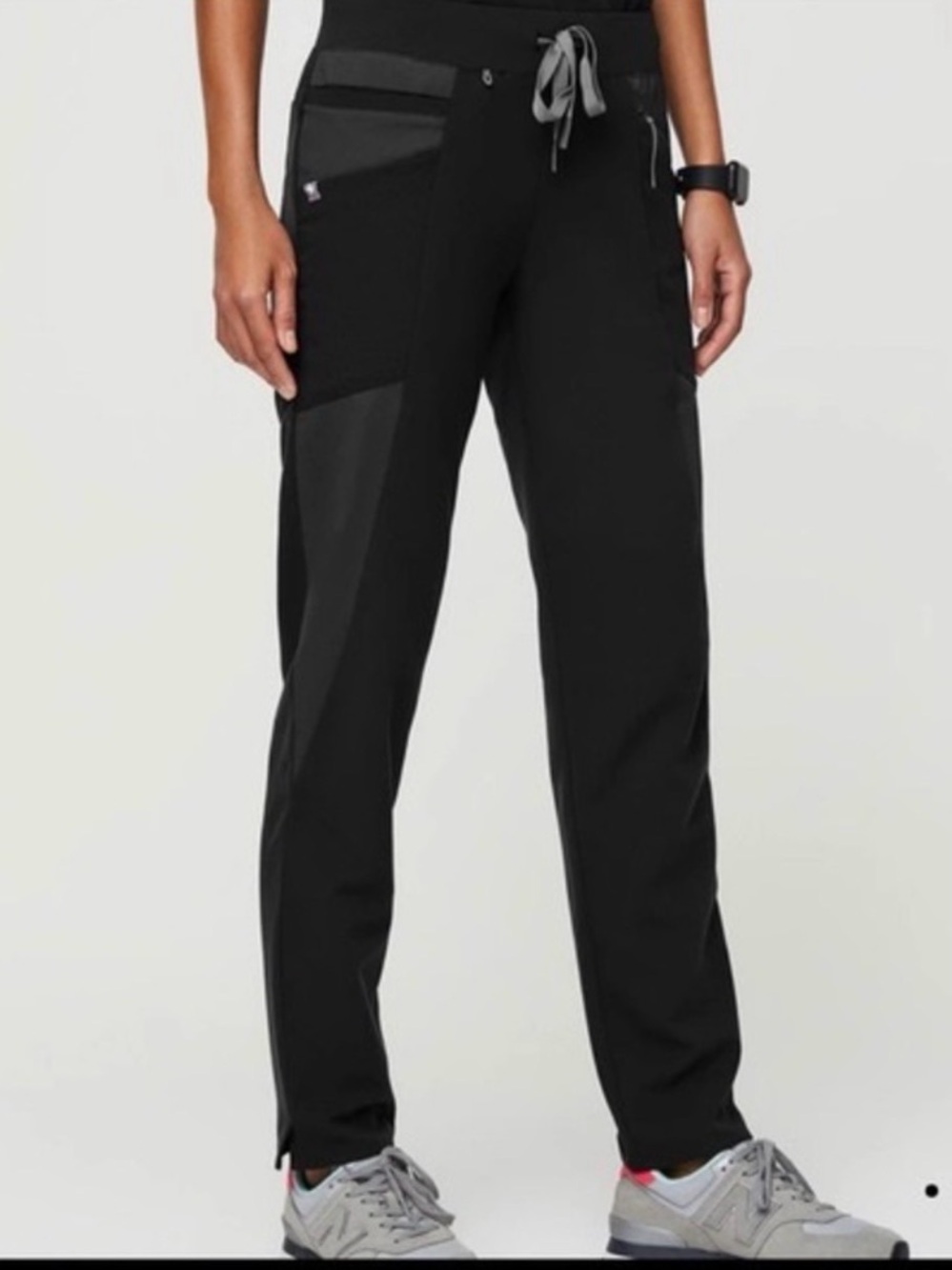 FIGS Mombasa Scrub Pants Black Gray XXS Limited Edition